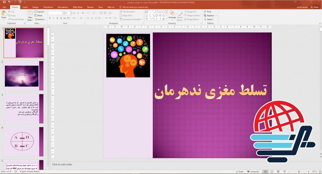 پاوپوینت تسلط مغزی ندهرمان