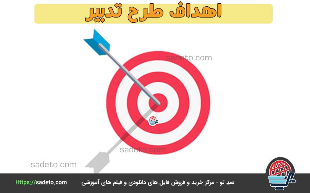 اهداف طرح تدبیر