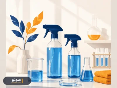 فرمولاسیون تهیه شیشه پاک کن و ضد عفونی کننده کارگاهی